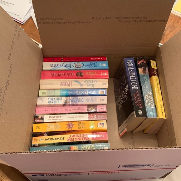 Vintage Other - Free Romance Novels w purchase:will add as many books up to 5 pound weight limit